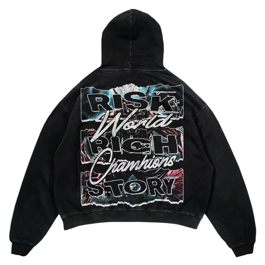 "PREORDER" - UB - CHAMPIONS - BLACK HOODIE