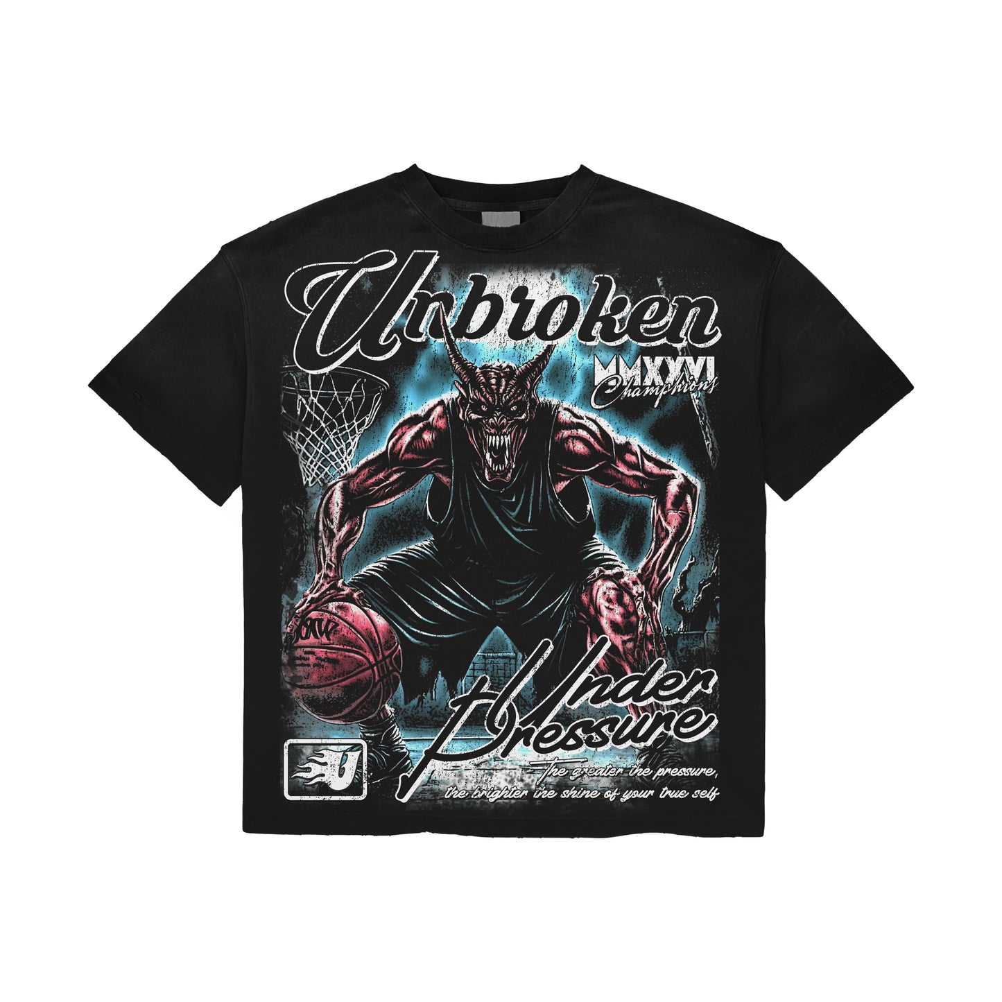 "PREORDER" - UB - CHAMPIONS - BLACK TEE