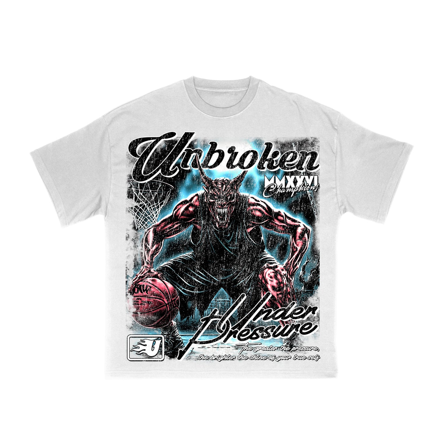 "PREORDER" - UB - CHAMPIONS - WHITE TEE