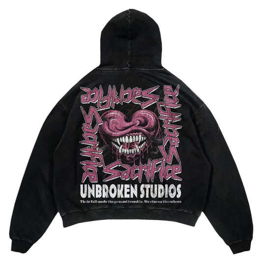 "PREORDER" - UB - SACRIFICE - BLACK HOODIE