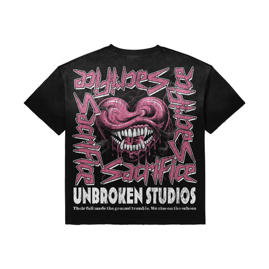 "PREORDER" - UB - SACRIFICE - BLACK TEE