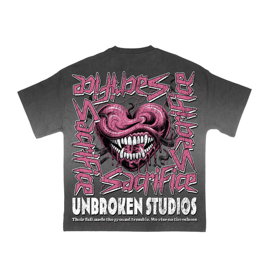 "PREORDER" - UB - SACRIFICE - VINTAGE GREY TEE