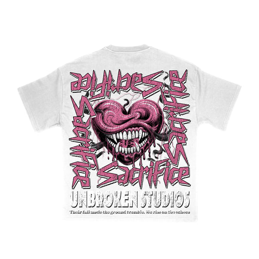 "PREORDER" - UB - SACRIFICE - WHITE TEE