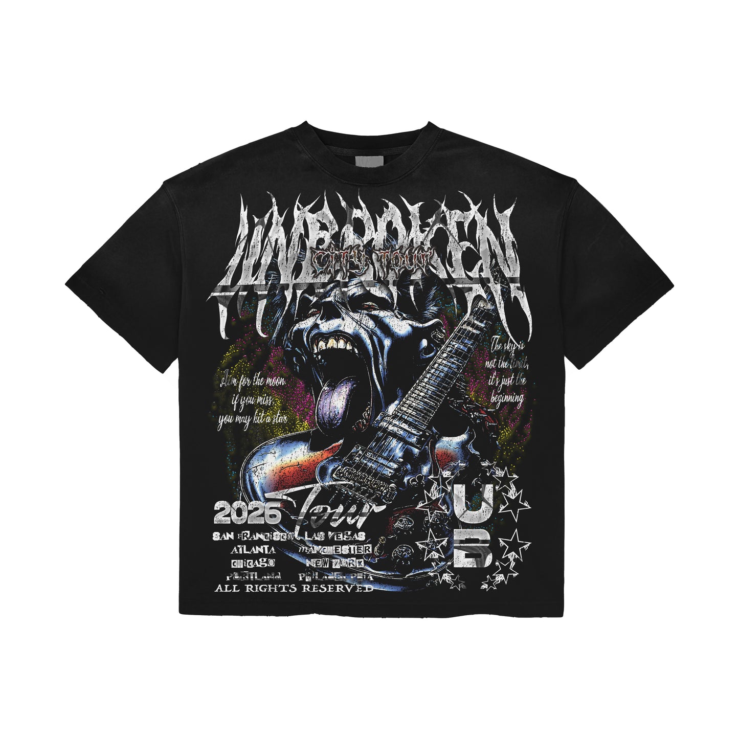 "PREORDER" - UB - CITY TOUR - BLACK TEE