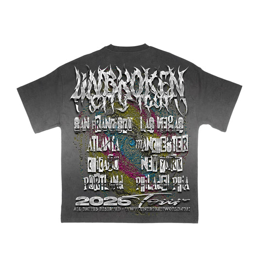 "PREORDER" - UB - CITY TOUR - VINTAGE GREY TEE
