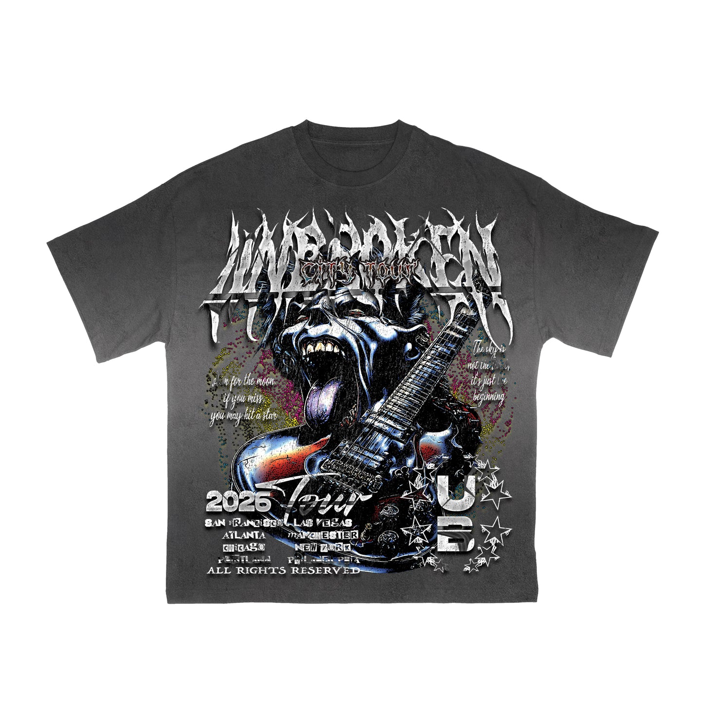 "PREORDER" - UB - CITY TOUR - VINTAGE GREY TEE