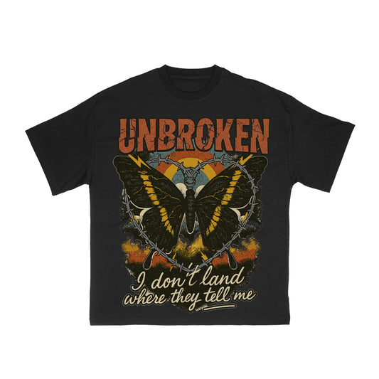"PREORDER" - UB "BUTTERFLY" -BLACK TEE